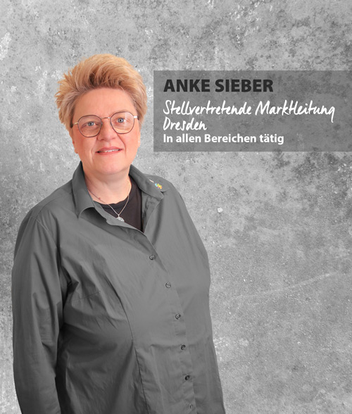 Portrait Anke Sieber, stellvertretende Marktleitung