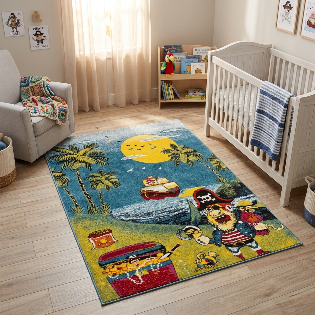 Kinderteppich Lalee Amigo 316 Pirateninsel