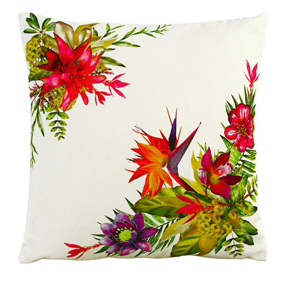 Kissenbezug floral tropisch Dekokissen Onuka  45x45