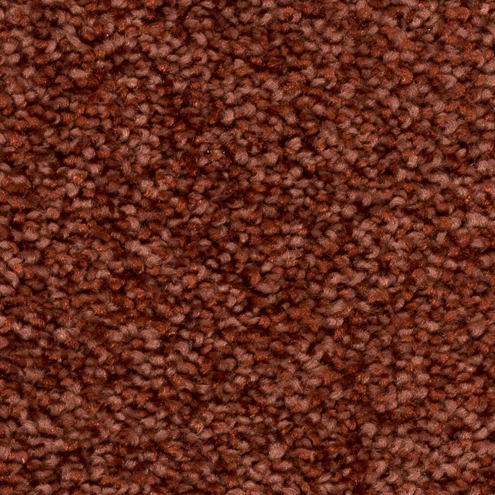 Teppichboden Damos Velours Meterware auf Rolle Rot 500 cm