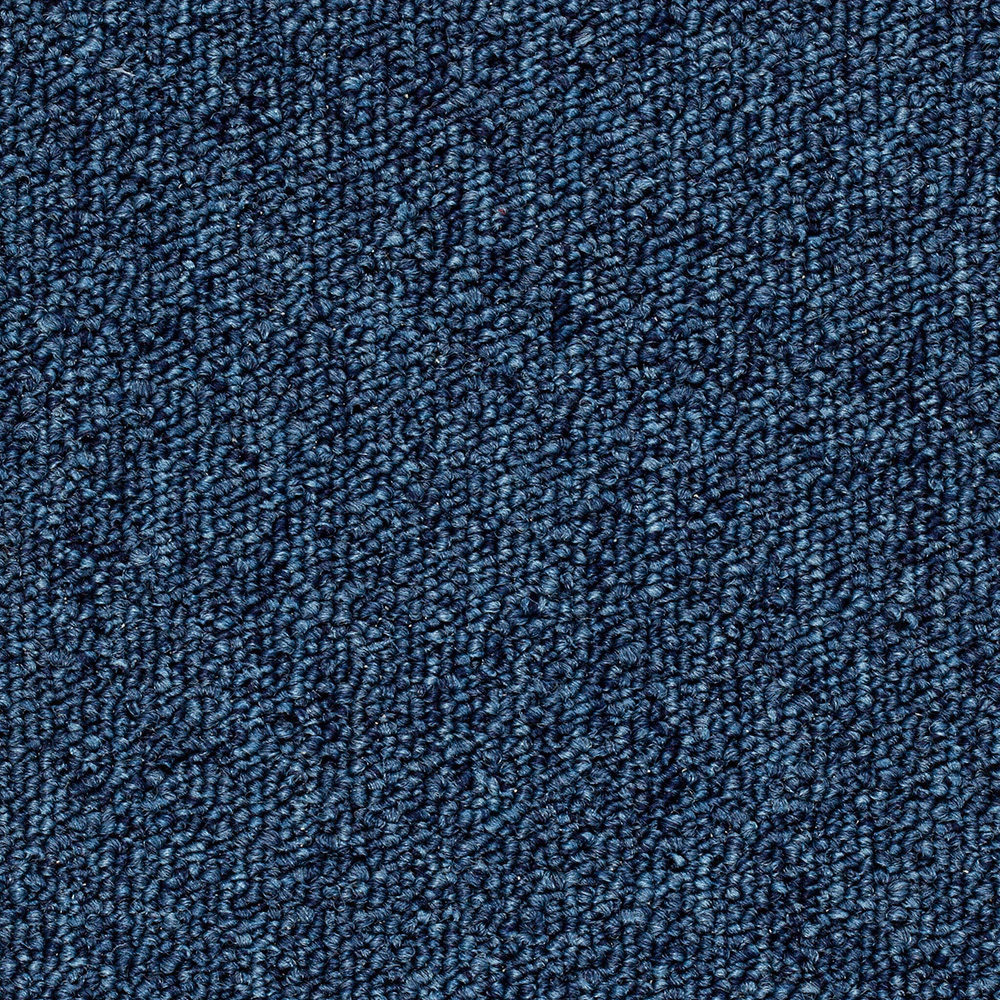 Teppichboden Limbo Schlinge Meterware auf Rolle meerblau 400 cm