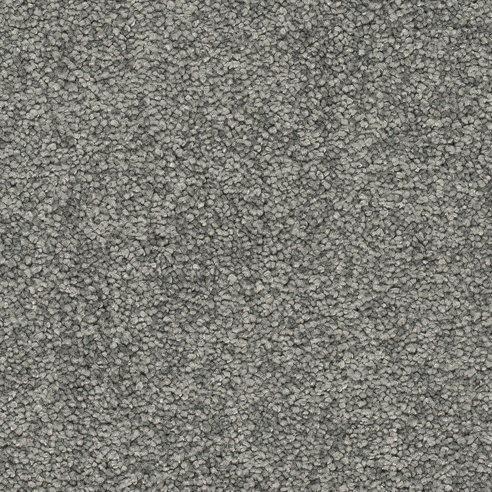 Teppichboden Fresco Velours Meterware auf Rolle Grau 500 cm