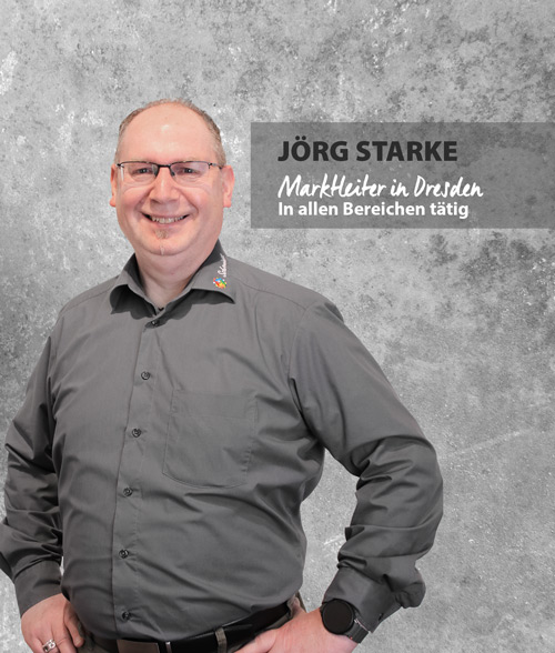 Portrait Jörg Starke, Marktleiter in Dresden