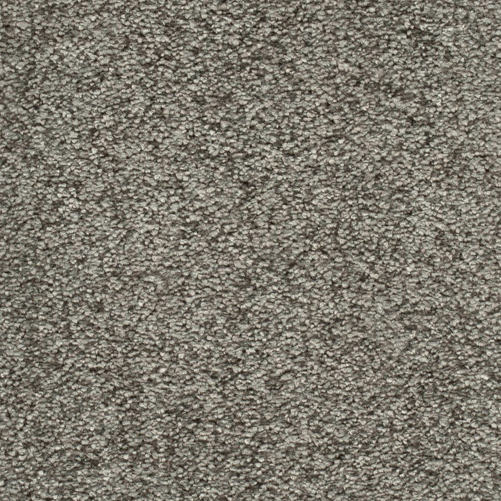 Teppichboden Luna Velours Meterware auf Rolle grau 400 cm