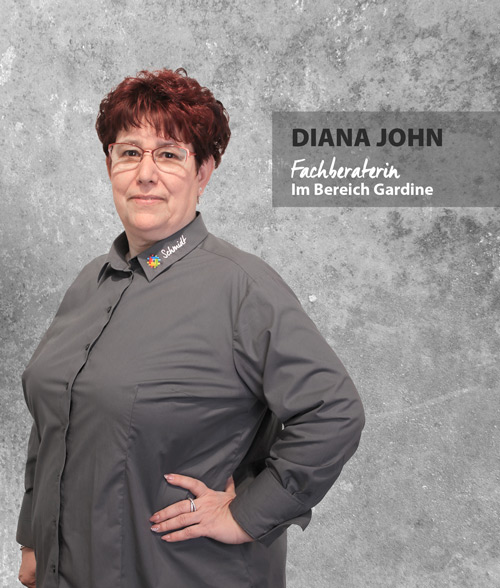 Portrait Diana John, Fachberaterin im Bereich Gardine