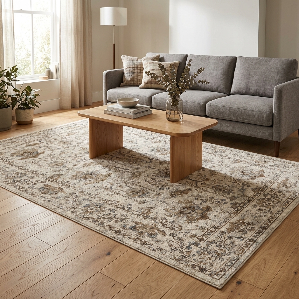 Teppich Ragolle Farahan Vintage beige