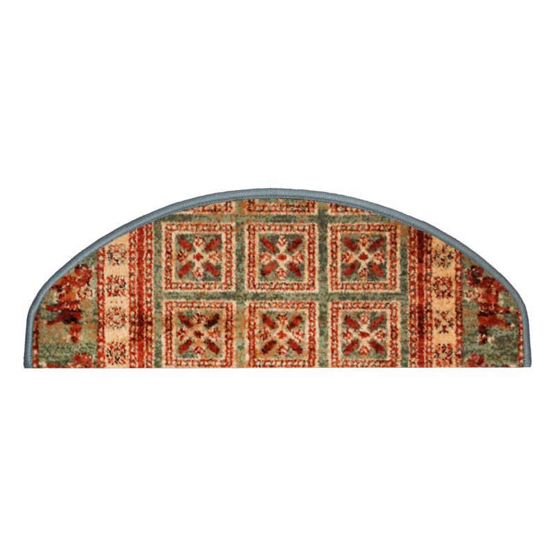 Stufenmatte Kashqai grün halbrund 65 x 23,5 cm