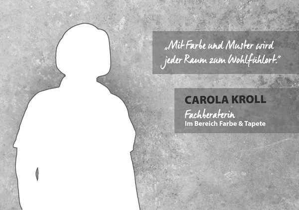Portrait Carola Kroll, Fachberaterin im Bereich Farbe und Tapete