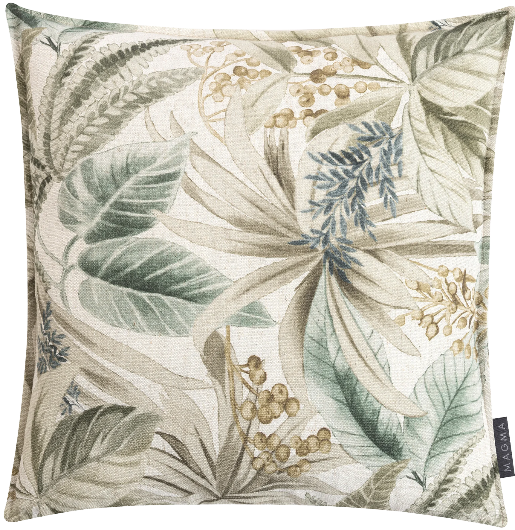 Kissenbezug Tropen oliv  45 x 45 cm oliv