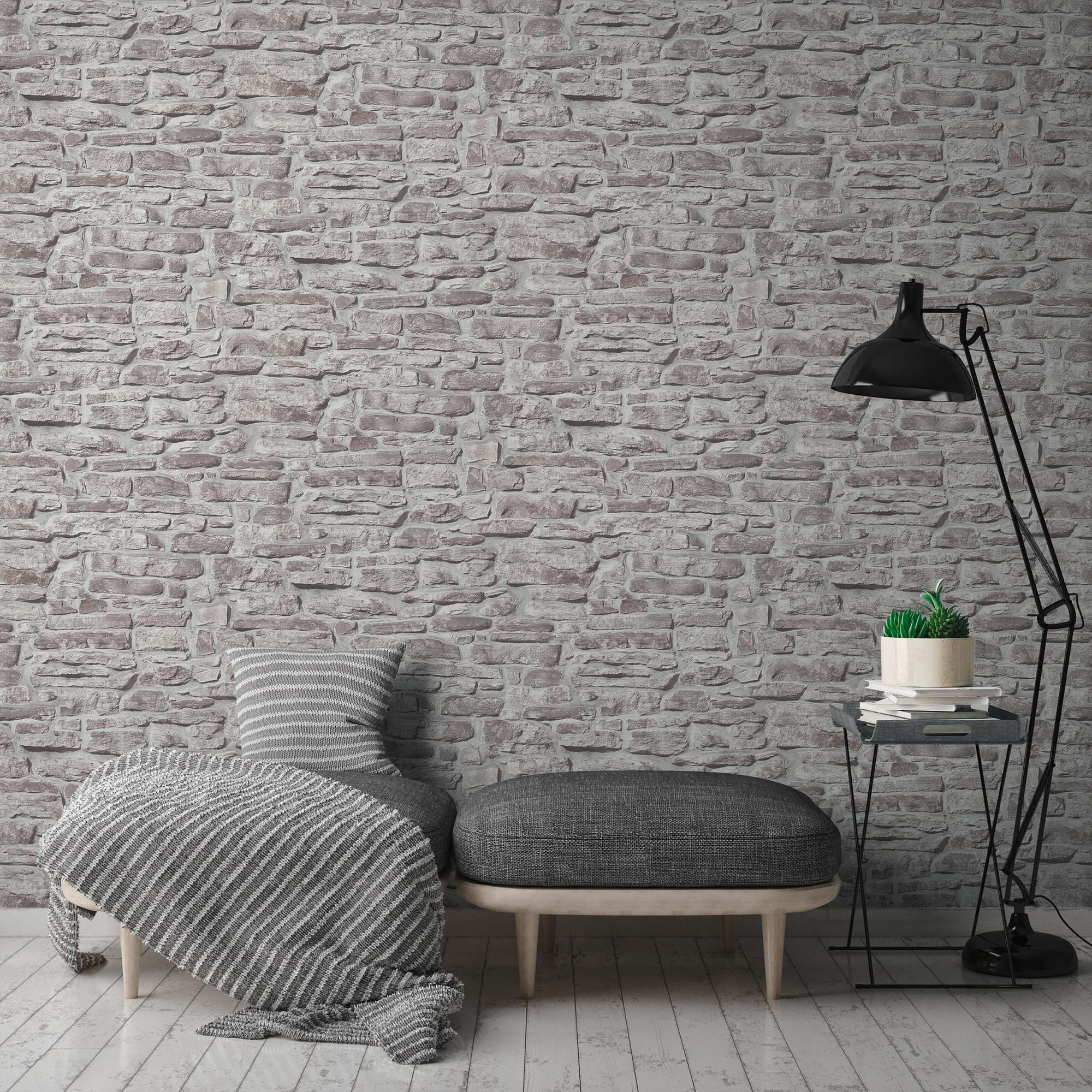 Vliestapete Elements II Steintapete 388152