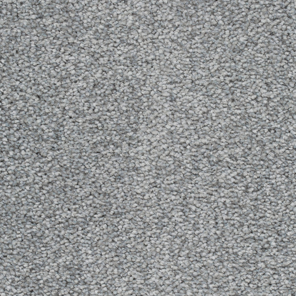 Teppichboden Novus Velours Meterware auf Rolle Grau 400 cm