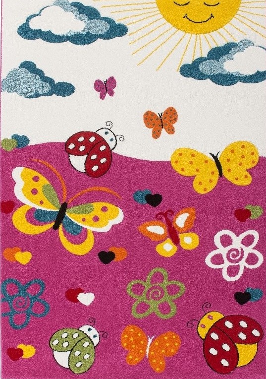 Kinderteppich Lalee Amigo 314 Sommerwiese pink