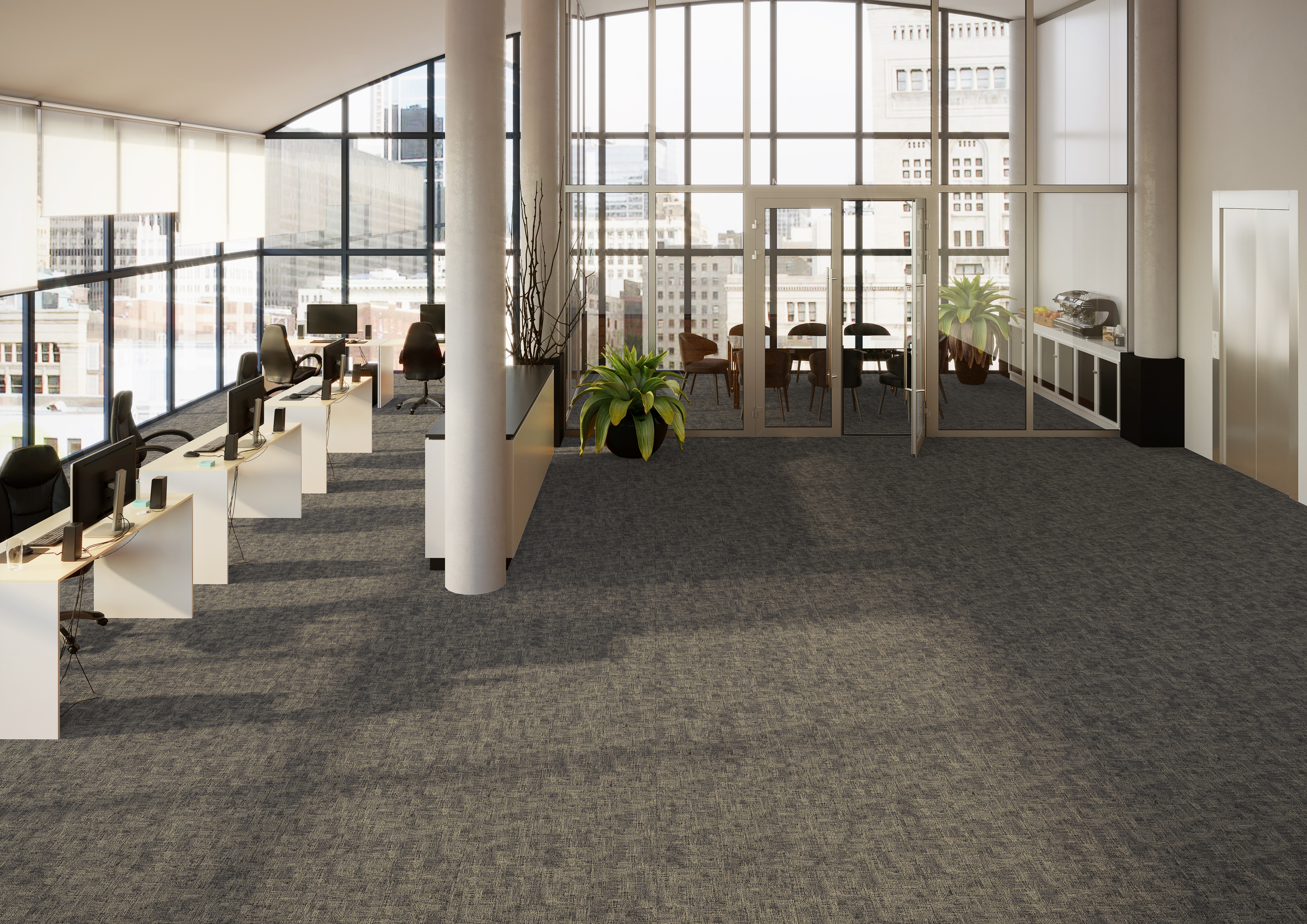 Teppichfliese Cadeo Pure 25 x 100 cm Infloor