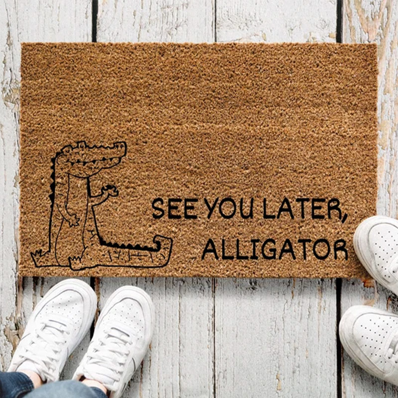 Kokosmatte Alligator