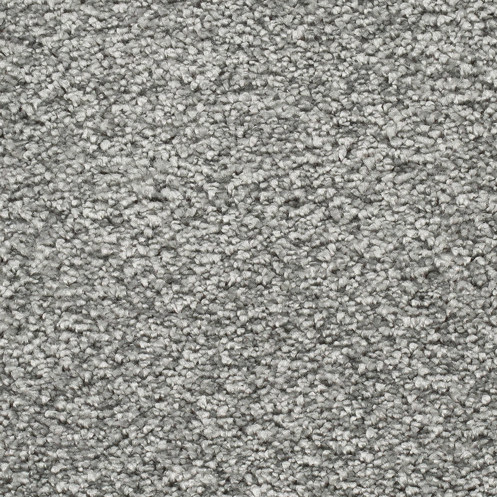 Teppichboden RIigoletto Velours Meterware auf Rolle grau 500 cm