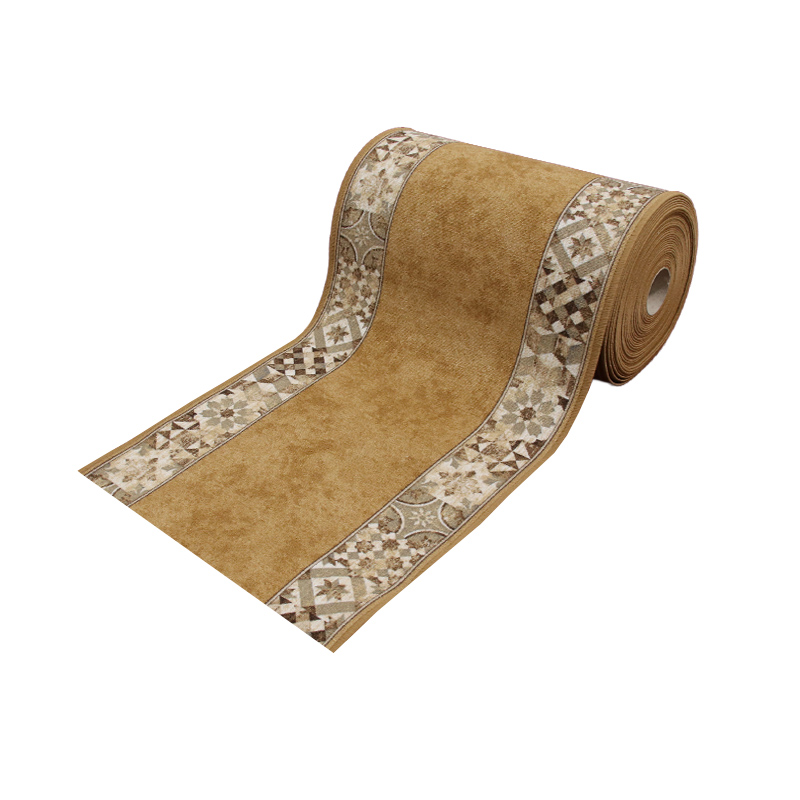 Teppichläufer Murcia Meterware Feinschlingen modernes Design sandstein 80 cm