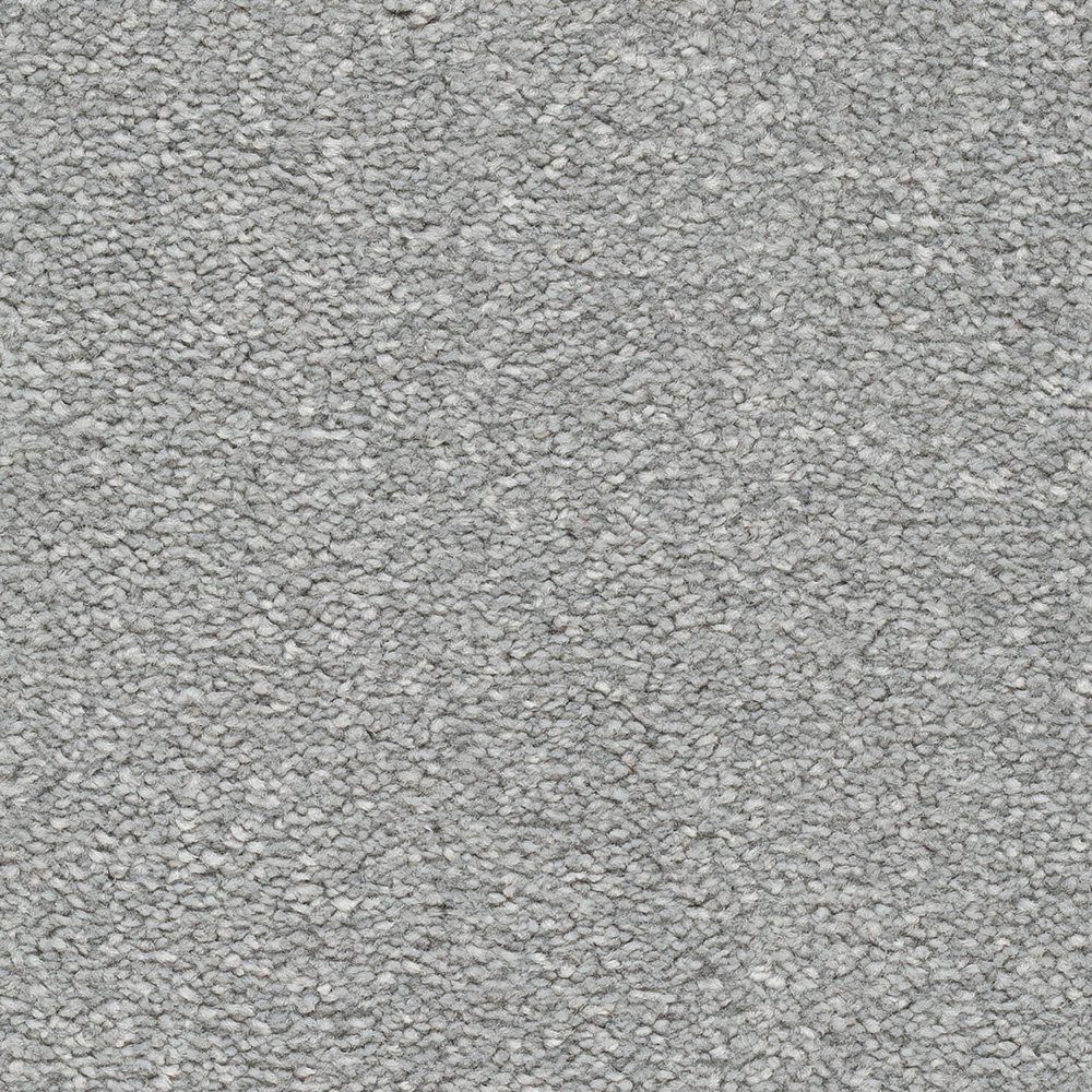 Teppichboden Toledo Velours Meterware auf Rolle hellgrau 500 cm