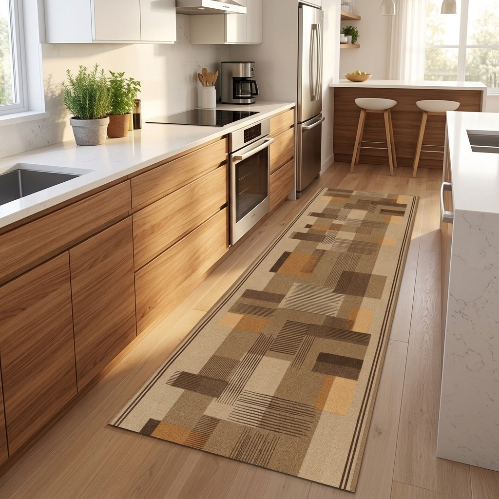 Teppichläufer Listra Meterware Feinschlingen modernes Design