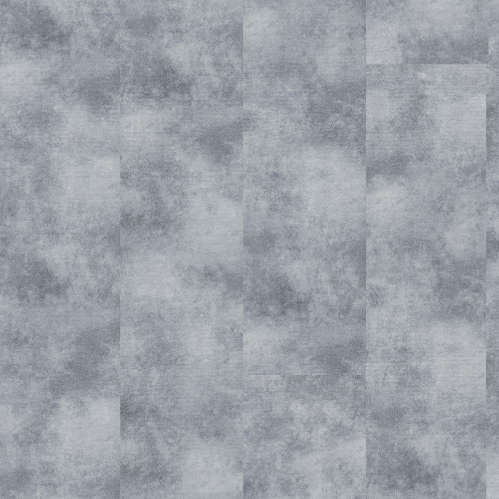 Teppichfliese Cool 25 x 100 cm Infloor 006 Weiß-Graues Gestein Muster