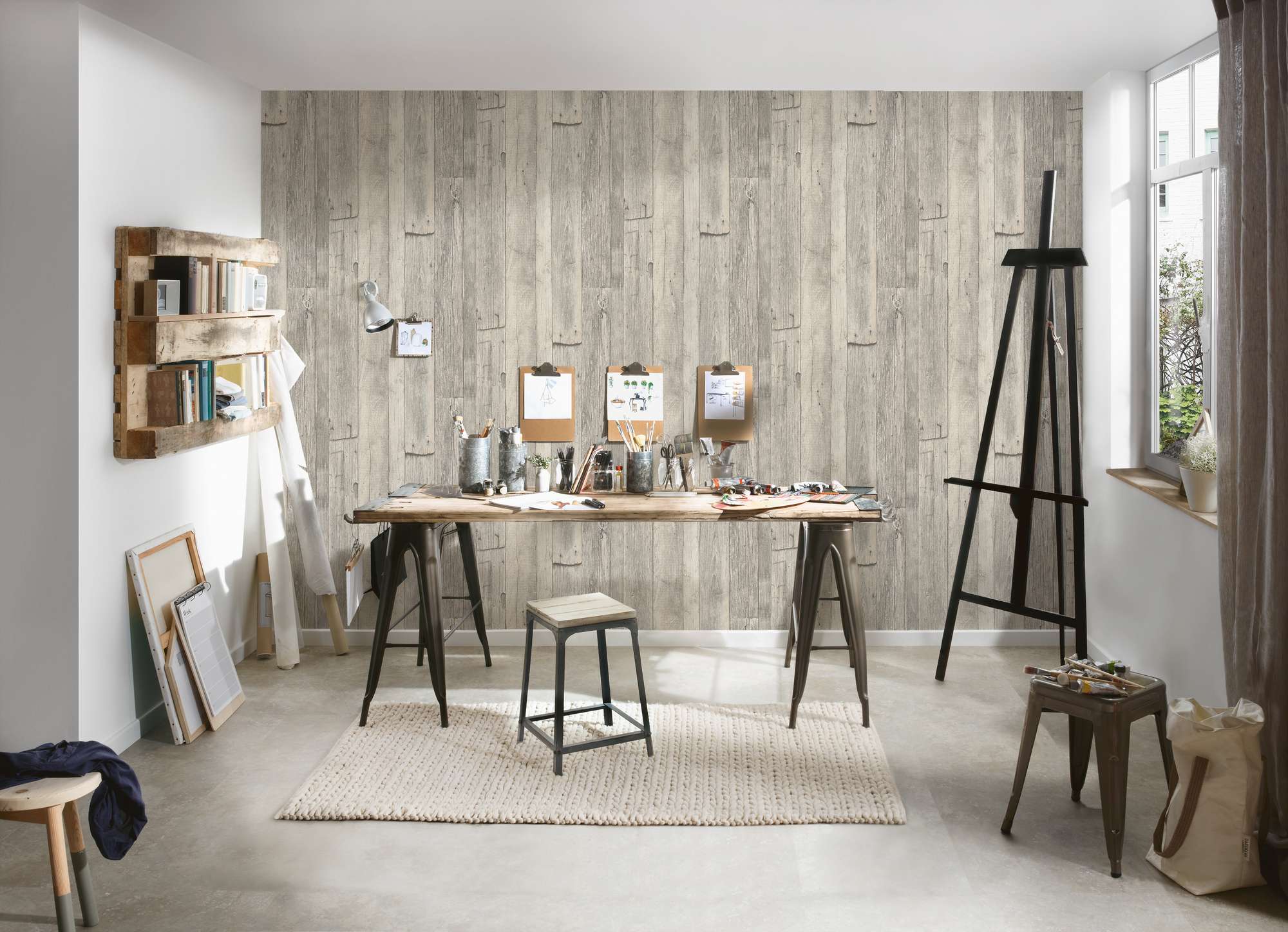 Vliestapete Elements II Holzoptik 959311