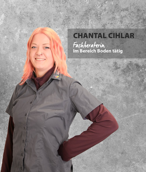 Portrait Chantal Cihlar, Fachberaterin im Bereich Boden