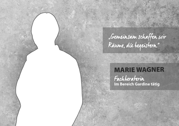 Portrait Marie Wagner, Fachberaterin im Bereich Gardine