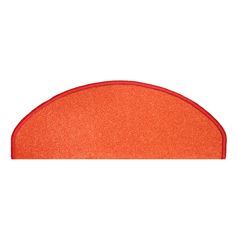 Stufenmatte Riva rot-orange halbrund 65 x 23,5 cm