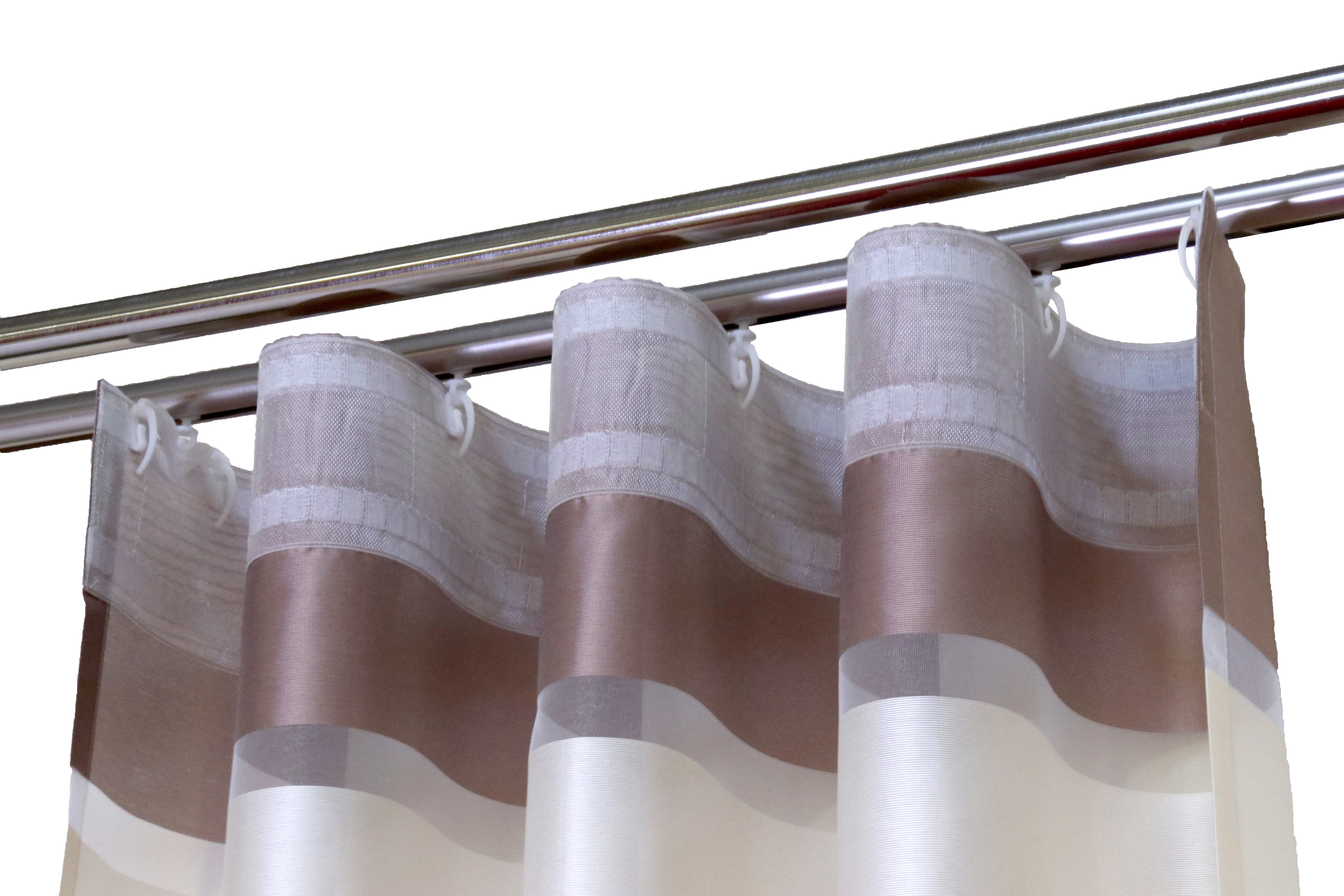 Dekostoff Streifen Atessa 140 cm Beere Beige Grün