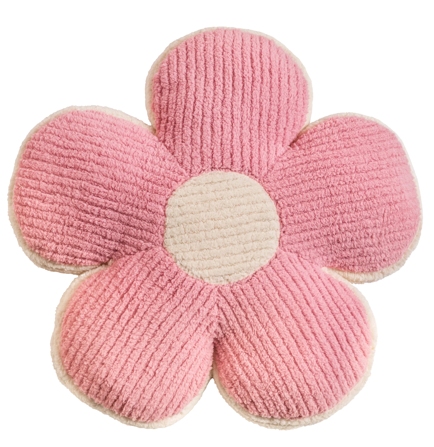 Blumenkissen 43 x 43 cm rosa