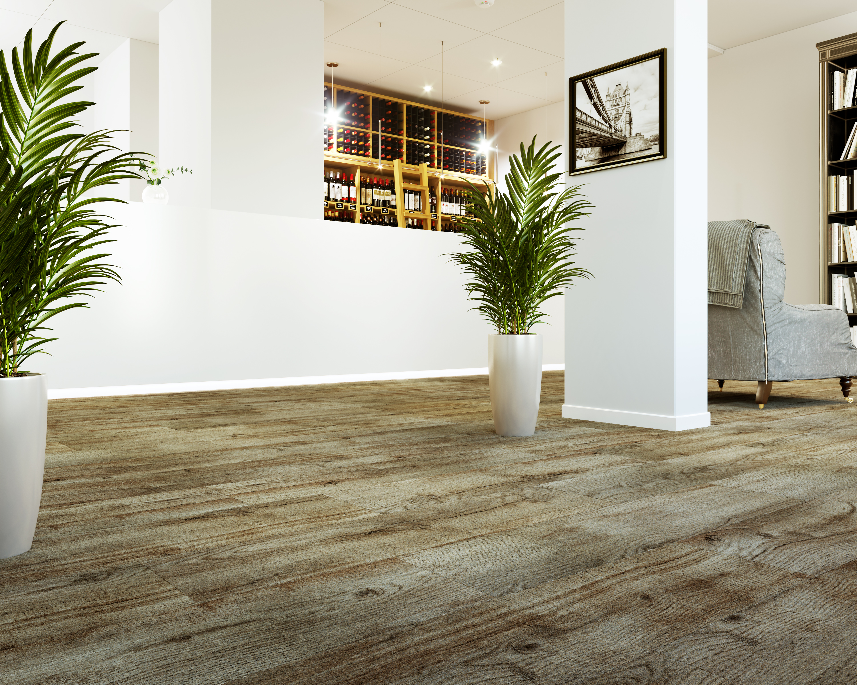 Teppichfliese Cara 25 x 100 cm Infloor