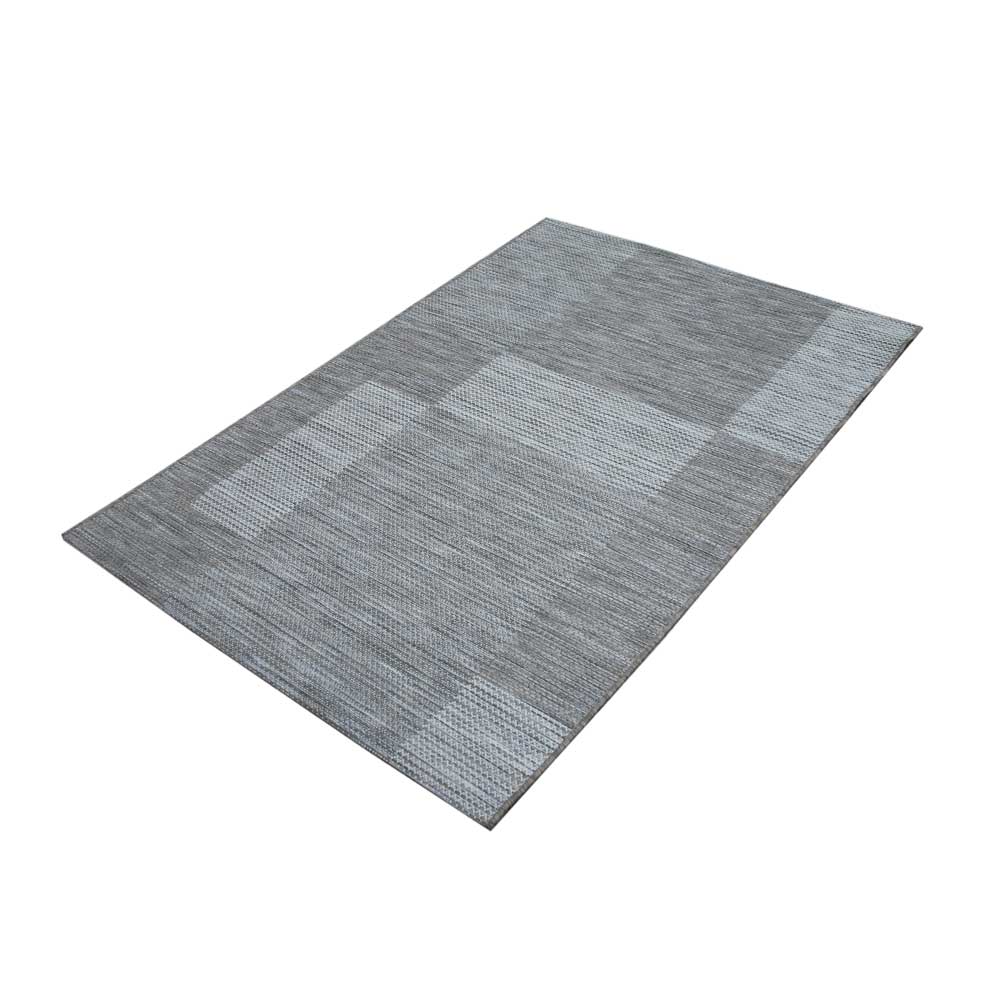 Teppich Breeze Flachgewebe Outdoor grau