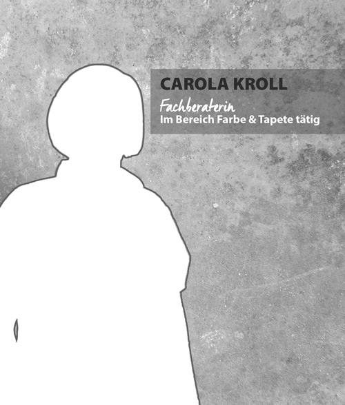 Portrait Carola Kroll, Fachberaterin im Bereich Farbe und Tapete