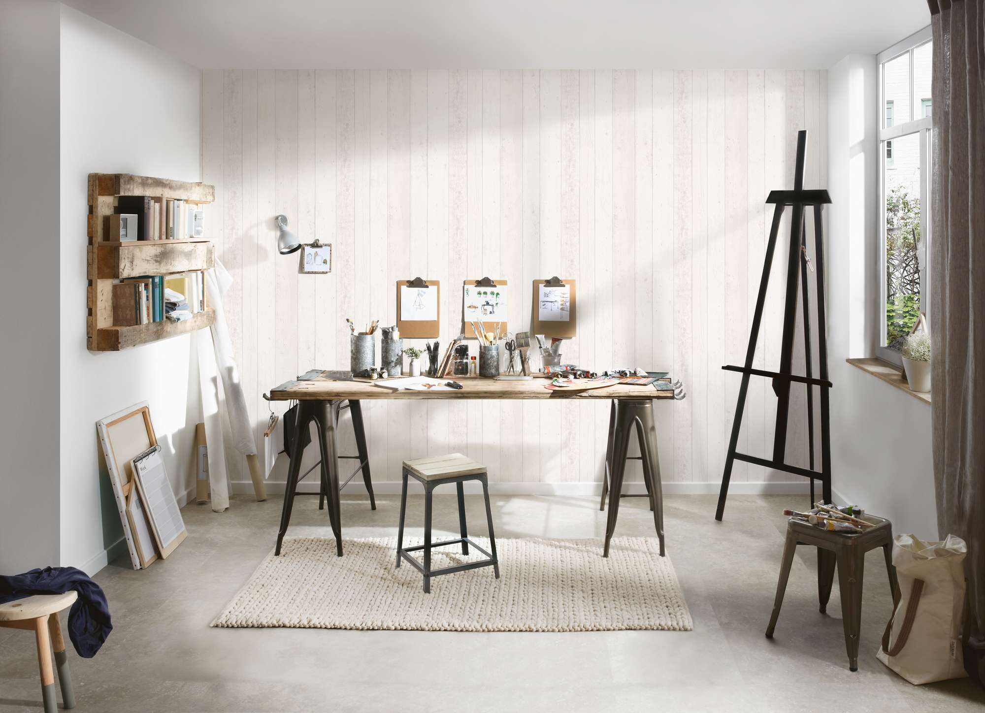 Vliestapete Elements II Holzoptik 855046