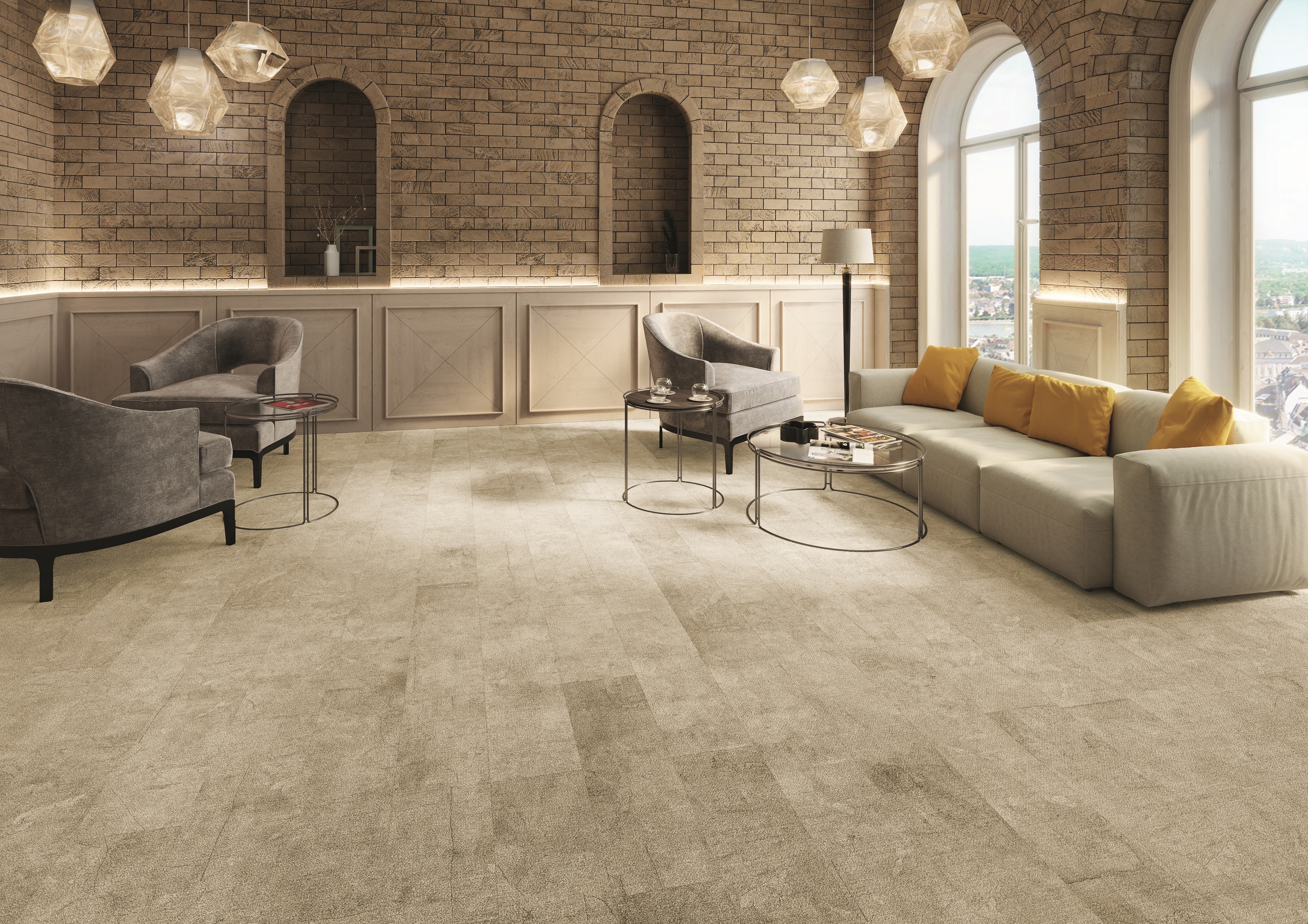 Teppichfliese Coronado 25 x 100 cm Infloor