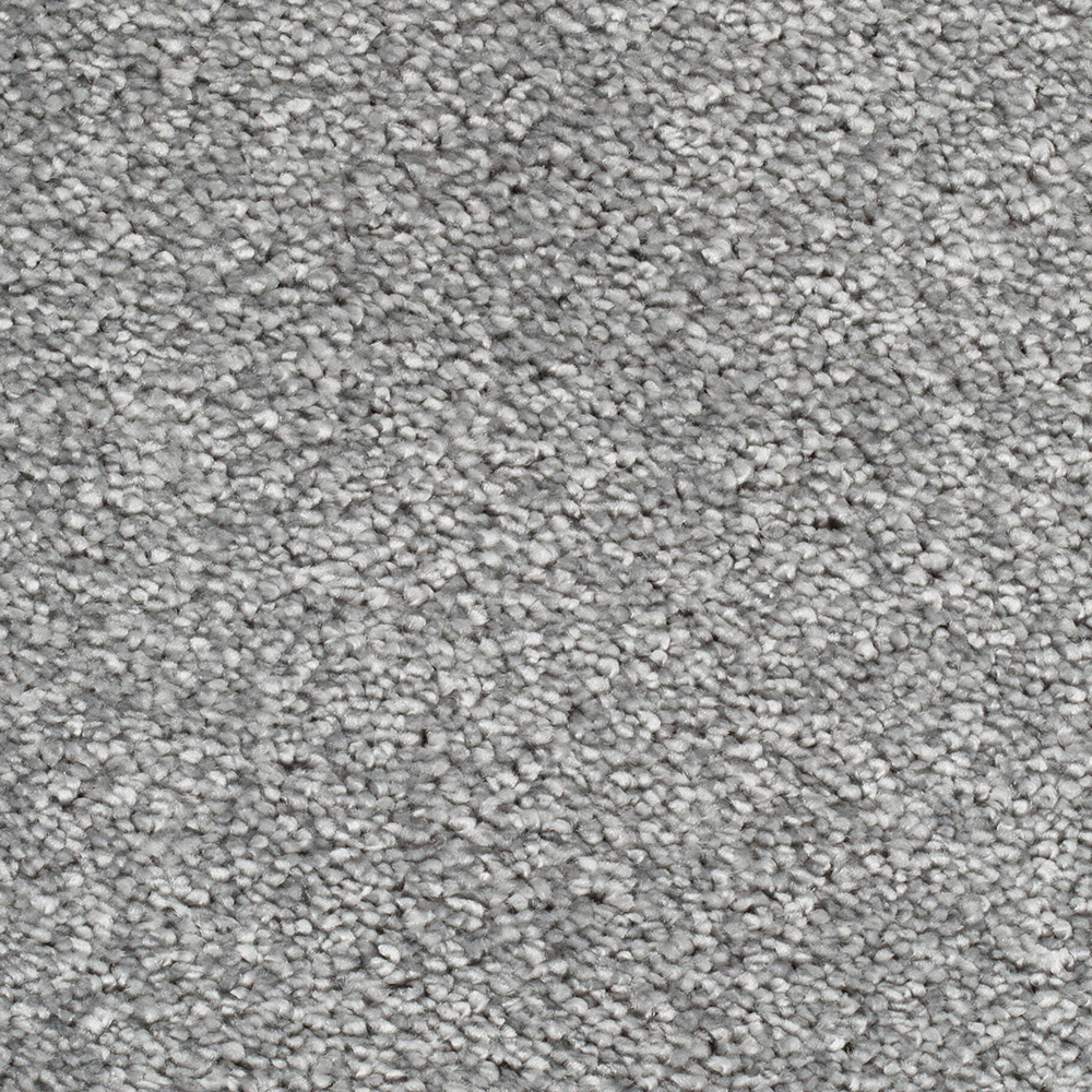 Teppichboden Achat Velours Meterware auf Rolle grau 500 cm