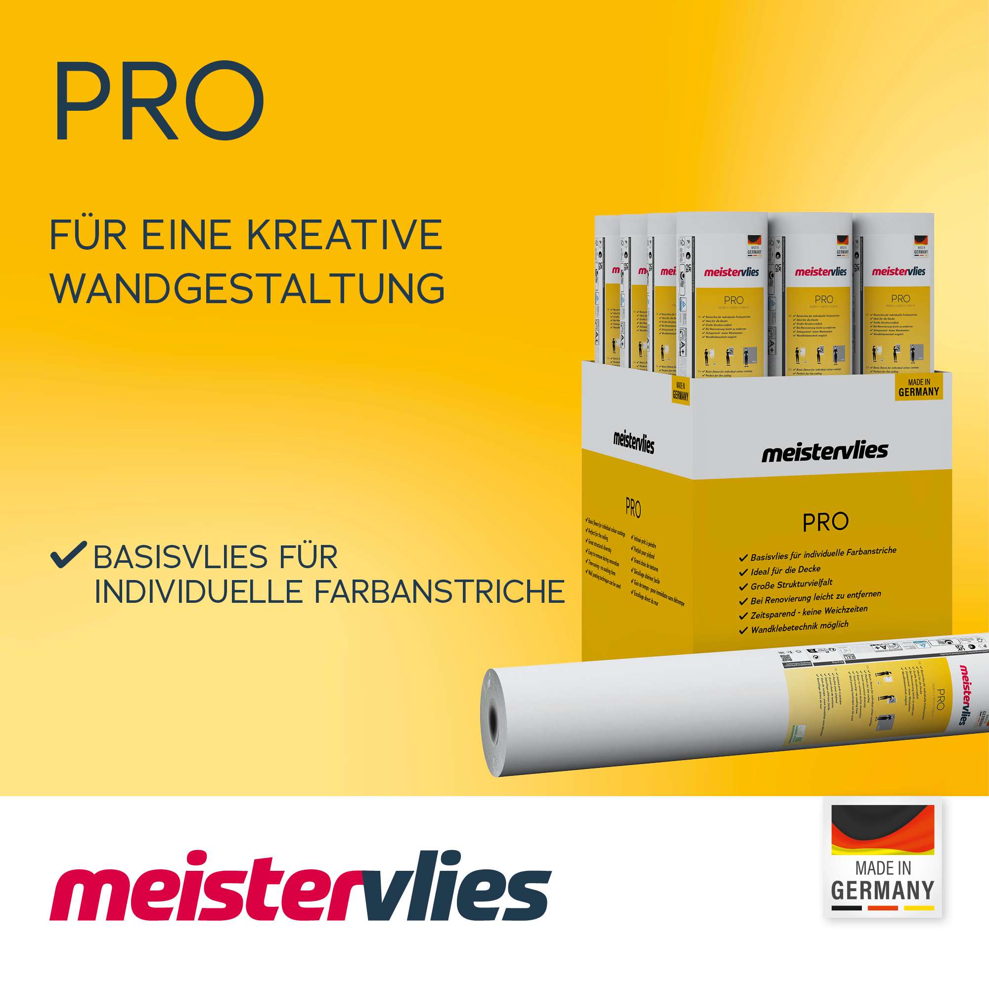 Vliestapete Meistervlies 8 Überstreichbare Strukturtapete Linienmuster 384711