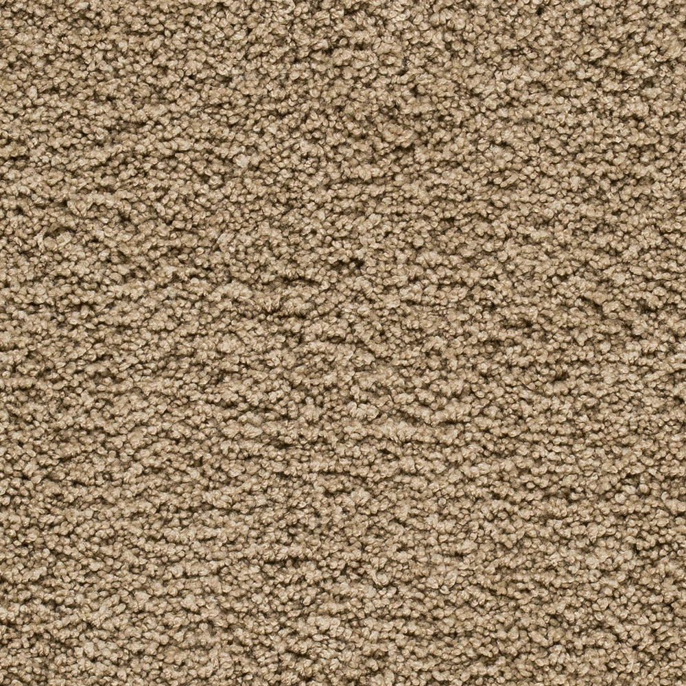 Teppichboden Santano Velours Meterware auf Rolle beige 500 cm