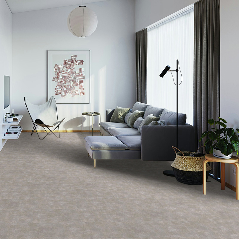 Designbelag Beton hell 50 x 100 cm Planke Altro Debolon