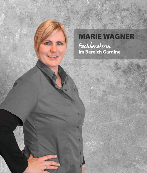 Portrait Marie Wagner, Fachberaterin im Bereich Gardine