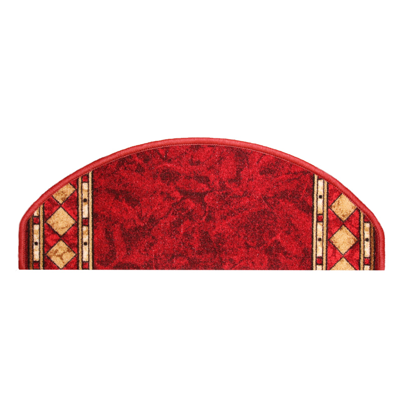 Stufenmatte Cheops rot halbrund 65 x 23,5 cm