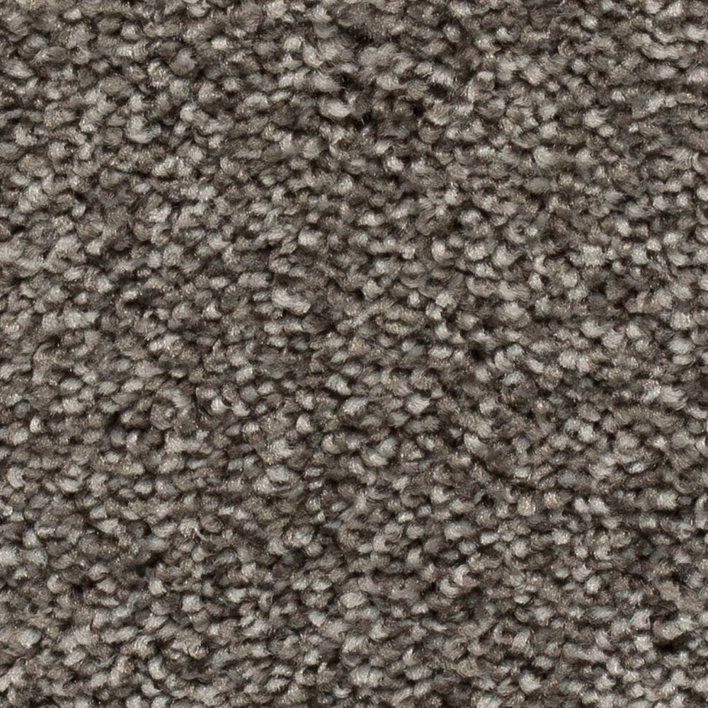 Teppichboden Damos Velours Meterware auf Rolle dunkelgrau 500 cm
