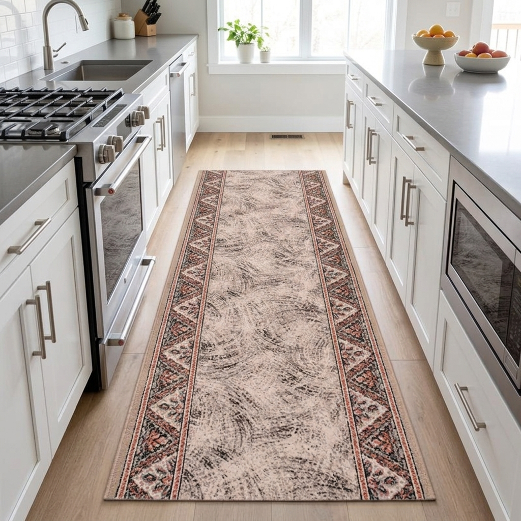 Teppichläufer Eiger Meterware Feinschlingen klassisches Design