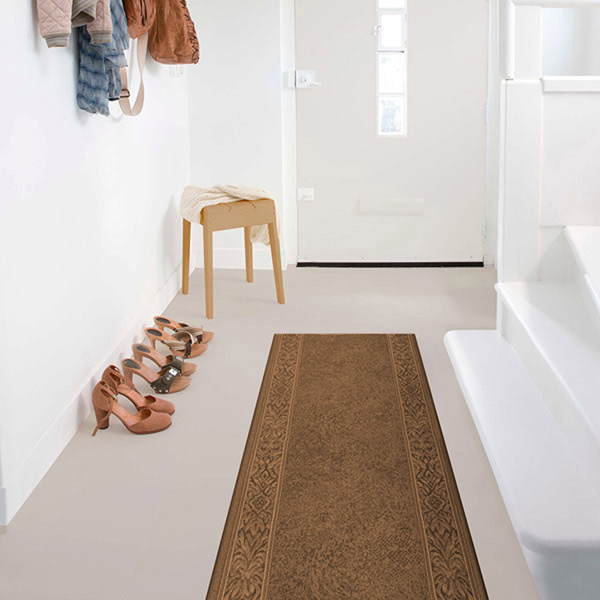 Teppichläufer St. Tropez Meterware Feinschlingen modernes Design