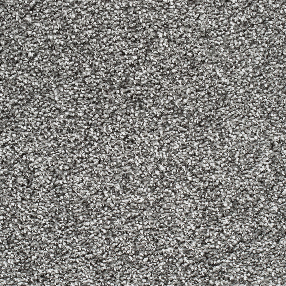Teppichboden Gero Velours Meterware auf Rolle Grau 500 cm