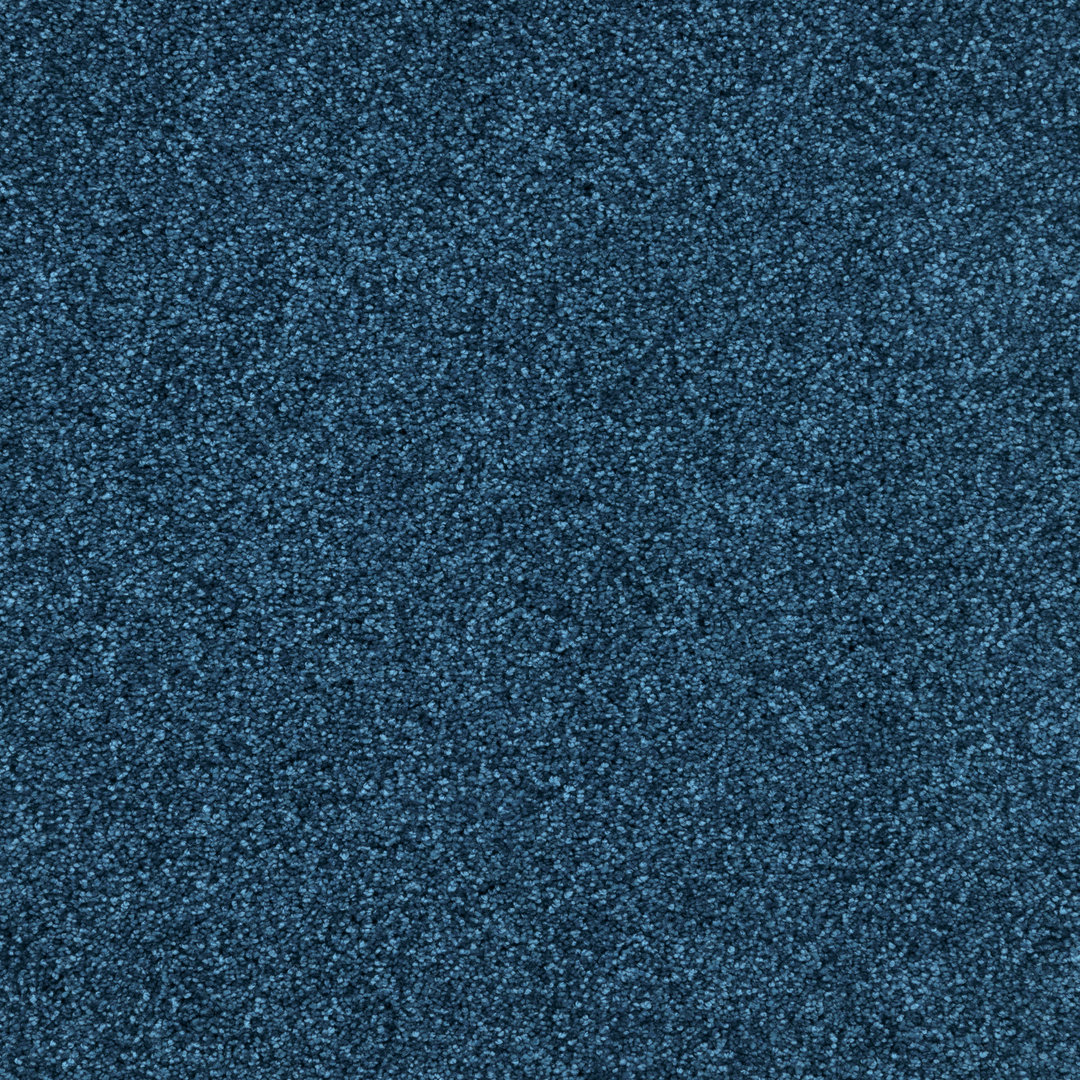 Velours Teppichboden Balsan Feelings 400cm Meterware auf Rolle blau 400 cm