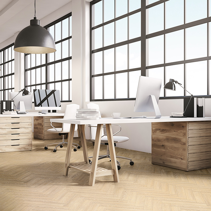 Designbelag Eiche markant gelaugt 12,5 x 100 cm Planke Altro Debolon