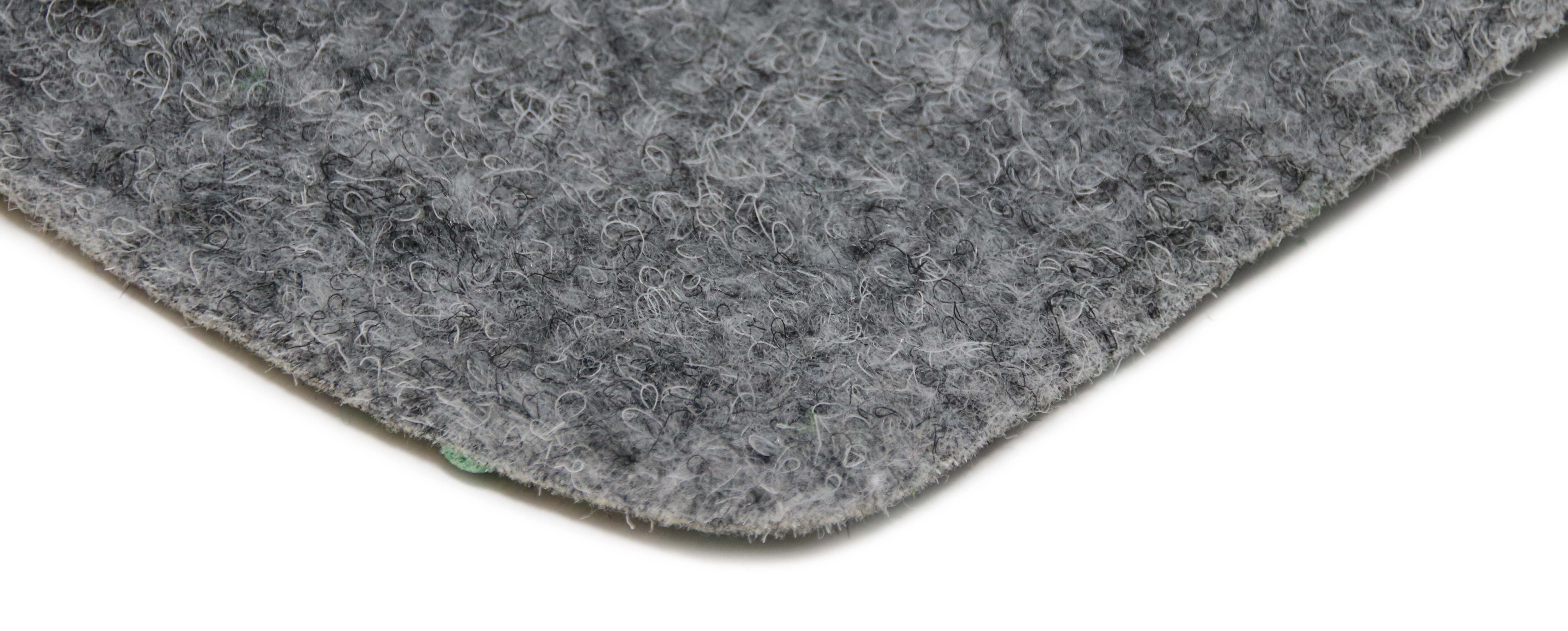 Kunstrasen mit Noppen grau Meterware auf Rolle