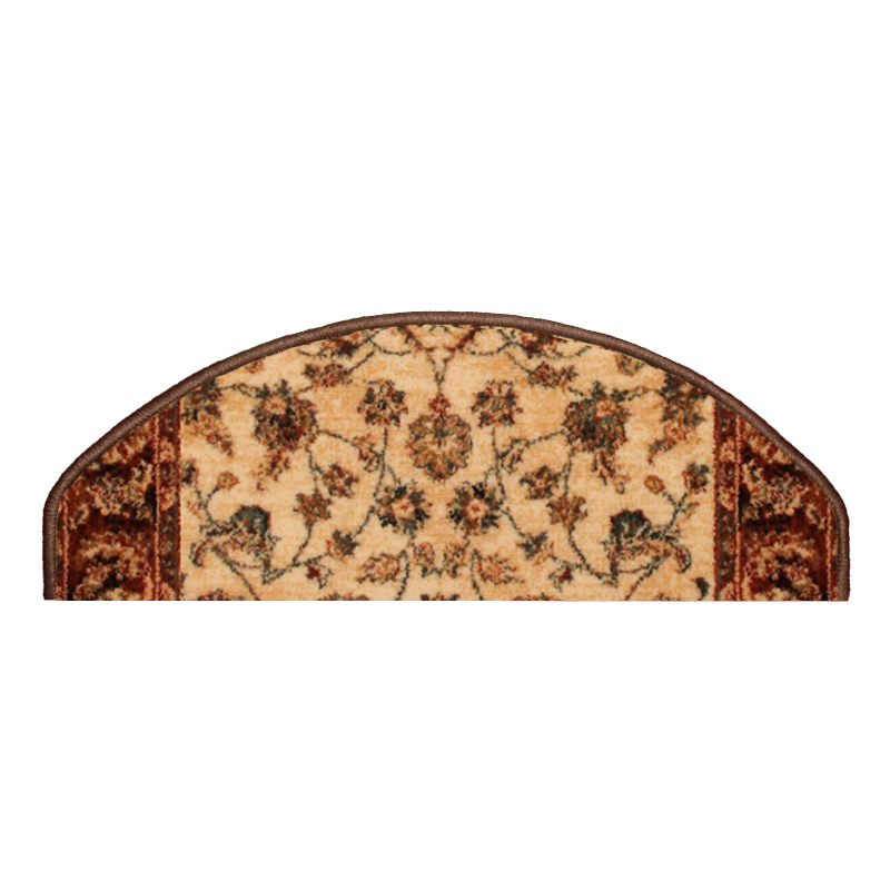 Stufenmatte Kashqai beige halbrund 56 x 18 cm