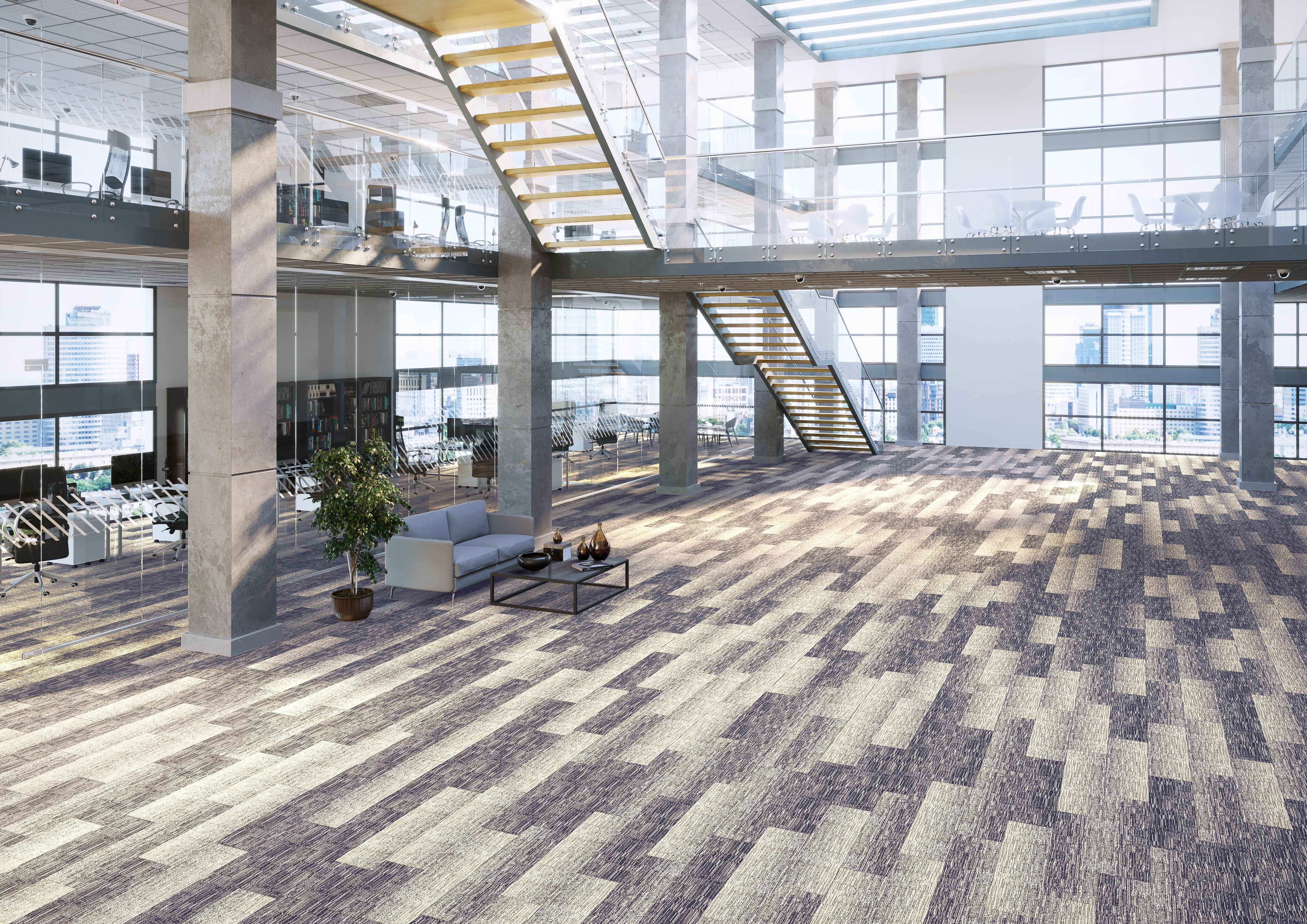 Teppichfliese Cadeo Pure 25 x 100 cm Infloor