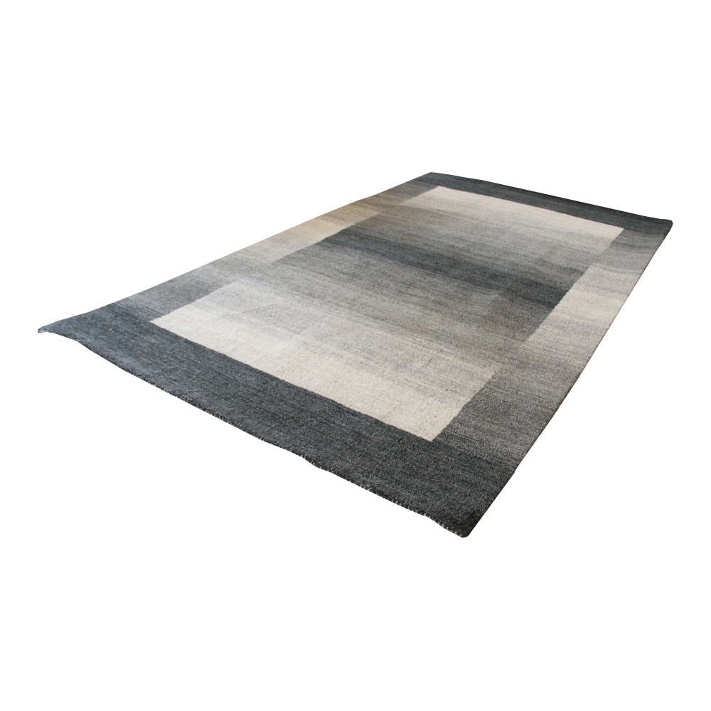 Teppich Gabbeh 550 modern schlicht Schiefer